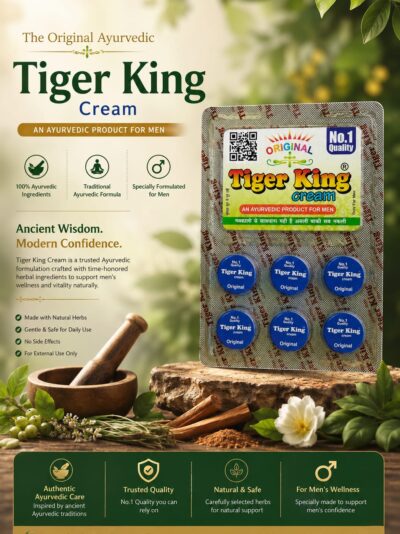 Tiger king delay cream blue men boost stamina increase timing  best performance 9,g