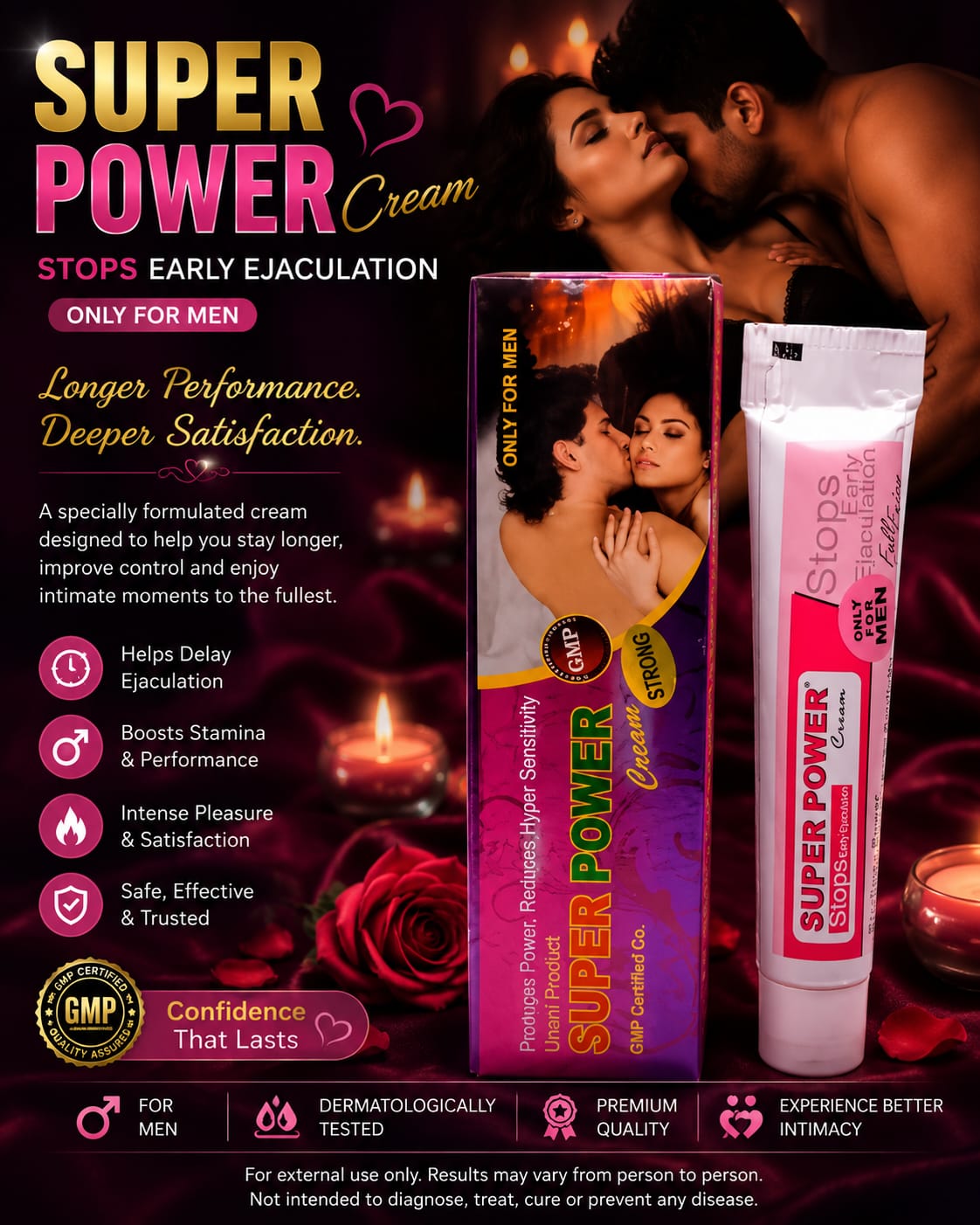 Super power cream best result increase timing best performance men 5,g
